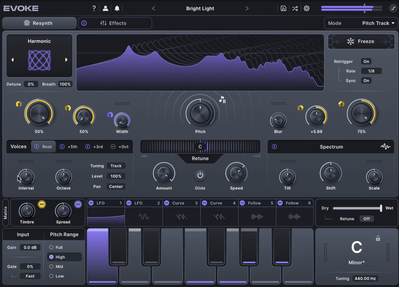 Minimal Audio Evoke